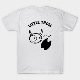 Little Troll stamps and is flicking its tail T-Shirt